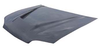 Honda Civic 1992-95 Carbon Fiber Hood, Func. M-Scoop