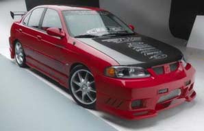 Nissan Sentra Carbon Fiber Hoods, V 2002-05 OE