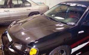 Nissan Sentra M Functional Carbon Fiber Hoods, 2002-05 