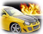Carbon Fiber Hoods Dodge Neon 2000-05, with Vents